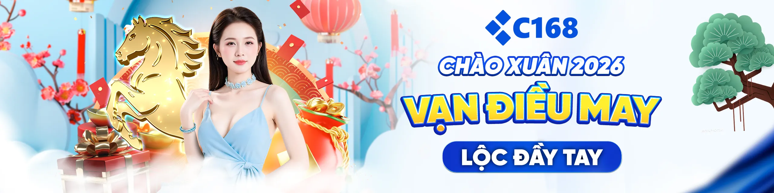 C168 chào xuân bính ngọ lộc đầy tay